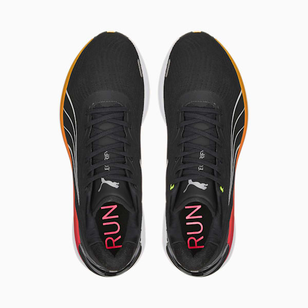 Electrify NITRO™ 2 Men's Running Shoes, Puma Black-Metallic Silver-Sunset Glow, extralarge