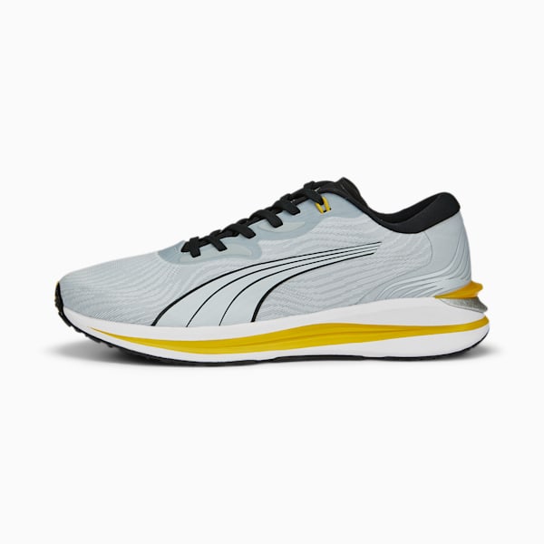 Electrify NITRO™ 2 Men's Running Shoes, Platinum Gray-PUMA Black-Fresh Pear, extralarge