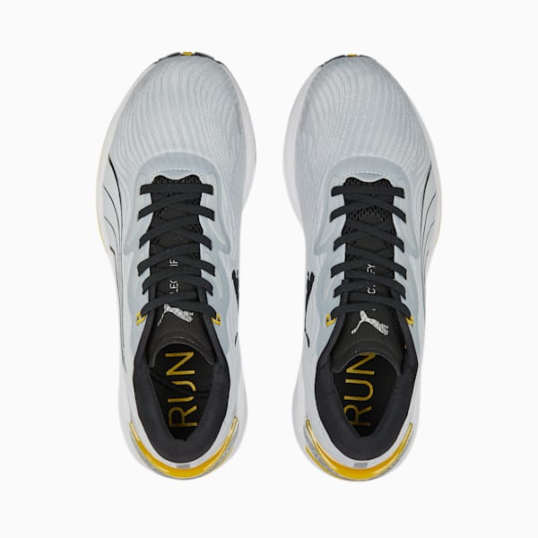 Electrify NITRO 2 Men's Running Shoes, Platinum Gray-PUMA Black-Fresh Pear