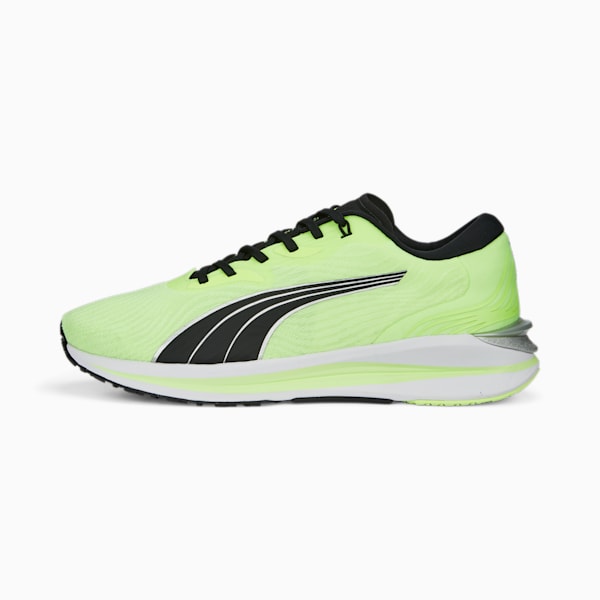 メンズ エレクトリファイ ニトロ 2 ランニングシューズ, Fast Yellow-PUMA Black-PUMA Silver, extralarge-JPN