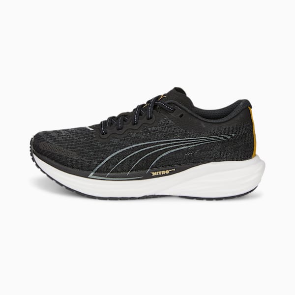 Chaussures de course Deviate NITRO™ 2 Femme, Puma Black-Puma Team Gold, extralarge