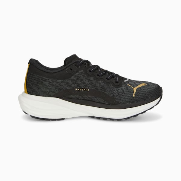 Deviate NITRO 2 Women's Running Shoes, Puma Black-Puma Team Gold, extralarge-GBR
