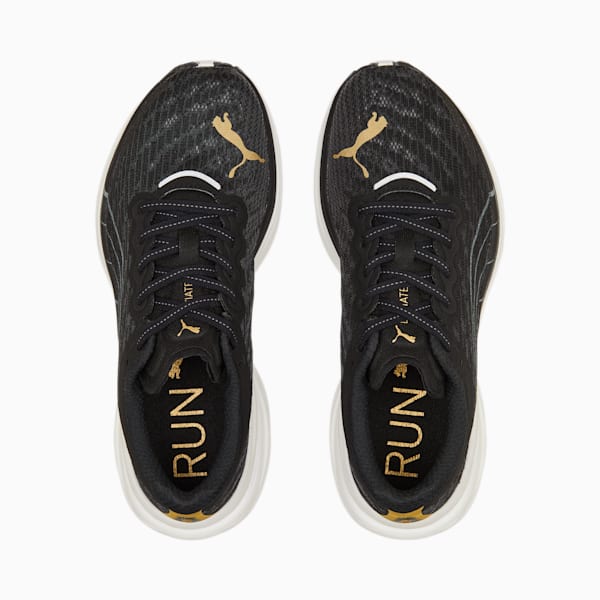 Zapatos para correr Deviate NITRO 2 para mujer, Puma Black-Puma Team Gold