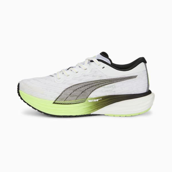 Deviate NITRO™ 2 Women's Running Shoes, Puma White-Fizzy Apple-Puma Black, extralarge-IND