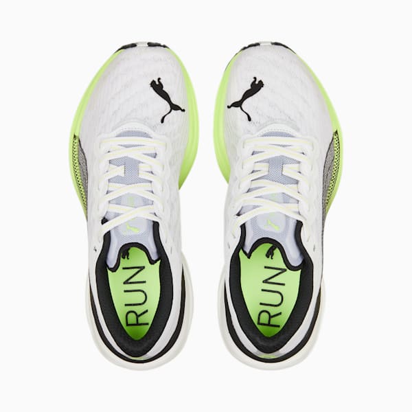 Deviate NITRO 2 Women's Running Shoes, Puma White-Fizzy Apple-Puma Black
