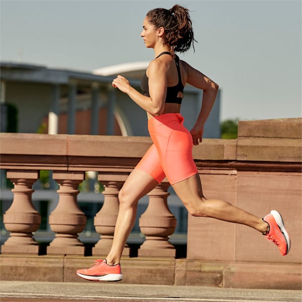 Deviate NITRO 2 Running Shoes Women, Sunset Glow-Puma Black