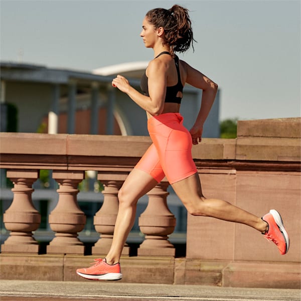 Deviate NITRO 2 Women's Running Shoes, Sunset Glow-Puma Black