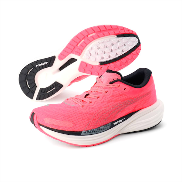ウィメンズ ディヴィエイト ニトロ 2 ランニングシューズ, Sunset Glow-Puma Black
