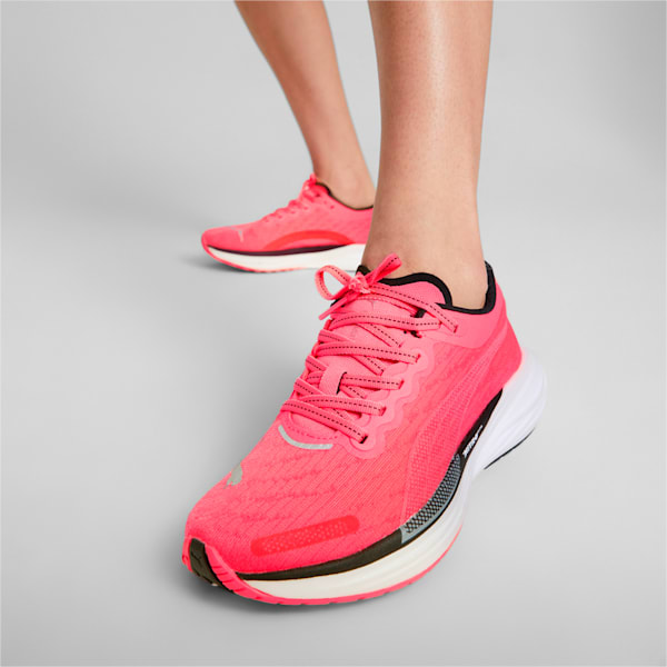 ウィメンズ ディヴィエイト ニトロ 2 ランニングシューズ, Sunset Glow-Puma Black