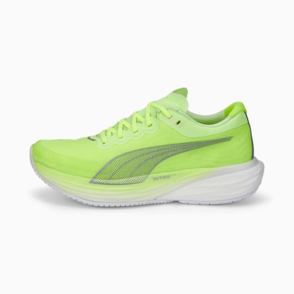 Deviate Nitro 2 Women's Running Shoes, Fizzy Apple-Metallic Silver