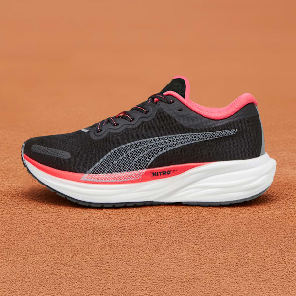 Deviate NITRO™ 2 Women's Running Shoes, PUMA Black-Fire Orchid, extralarge-IND