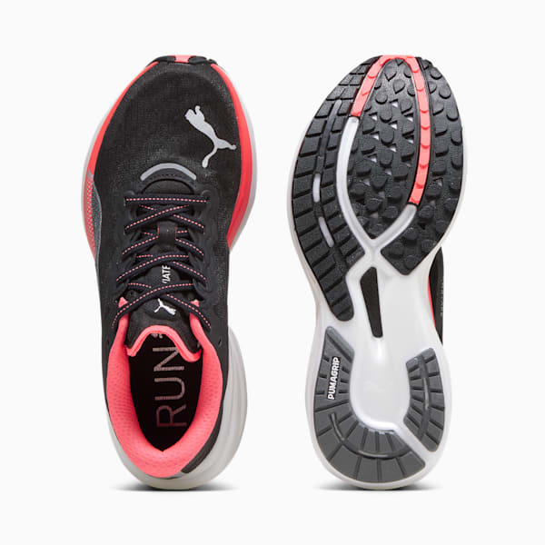 Deviate NITRO 2 Women's Running Shoes, PUMA Black-Fire Orchid, extralarge-IND