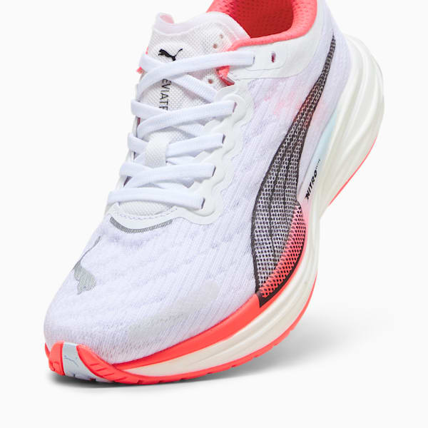 Chaussures de course Deviate NITRO™ 2 Femme, PUMA White-Fire Orchid-Icy Blue, extralarge