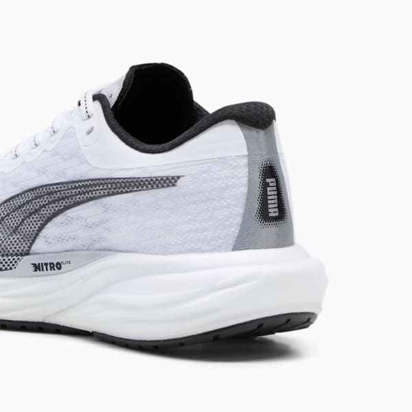 ウィメンズ ディヴィエイト ニトロ 2 ランニングシューズ, PUMA White-PUMA Black-PUMA Silver, extralarge-JPN