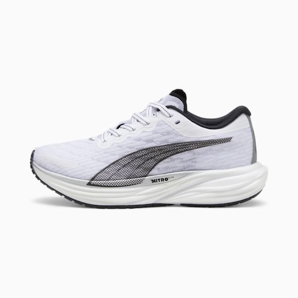 ウィメンズ ディヴィエイト ニトロ 2 ランニングシューズ, PUMA White-PUMA Black-PUMA Silver, extralarge-JPN