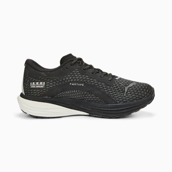 Deviate NITRO 2 WTR Running Shoes Men, Puma Black-Metallic Silver