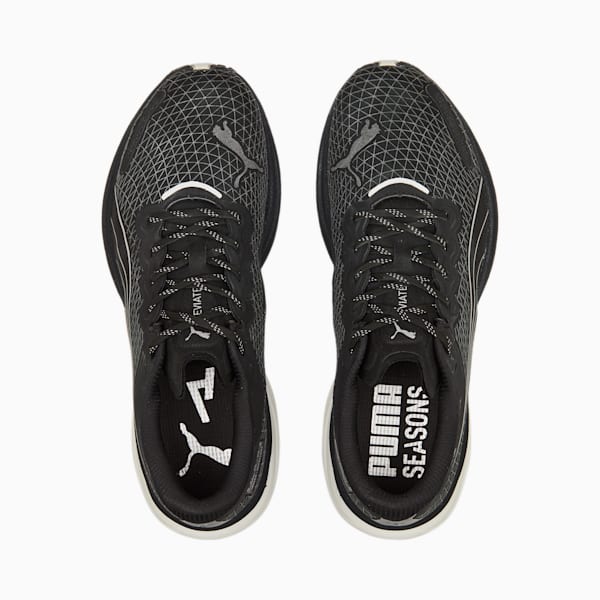 Deviate NITRO 2 WTR Running Shoes Men, Puma Black-Metallic Silver