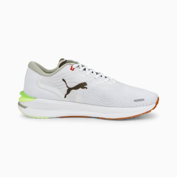 Electrify Nitro 2 First Mile Men's Running Shoes, Puma White-Puma Black-Firelight, extralarge-IND