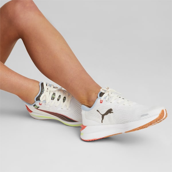 PUMA x FIRST MILE Electrify NITRO 2 Running Shoes Women, Puma White-Puma Black-Firelight