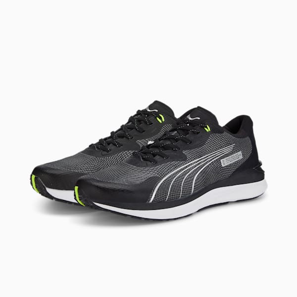 Electrify Nitro 2 Winterised Men's Running Shoes, Puma Black-Metallic Silver, extralarge-IND