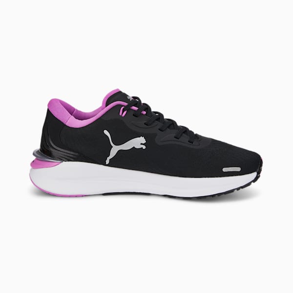 ウィメンズ エレクトリファイ ニトロ 2 ランニングシューズ, Puma Black-Electric Orchid-Metallic Silver, extralarge-JPN