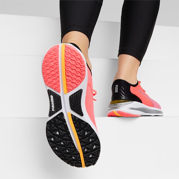 Electrify NITRO™ 2 Women's Running Shoes, Sunset Glow-Puma Black-Metallic Silver, extralarge-IND