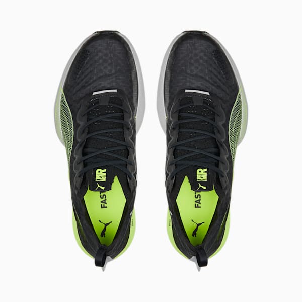 メンズ FAST-R ニトロ エリート カーボン ランニングシューズ, Puma Black-Lime Squeeze, extralarge-JPN