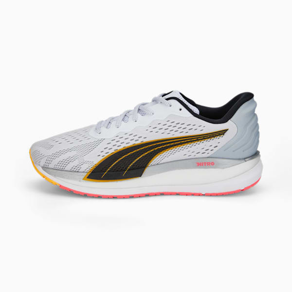 Magnify NITRO™ Surge Men's Running Shoes, Puma White-Sun Stream, extralarge-IND