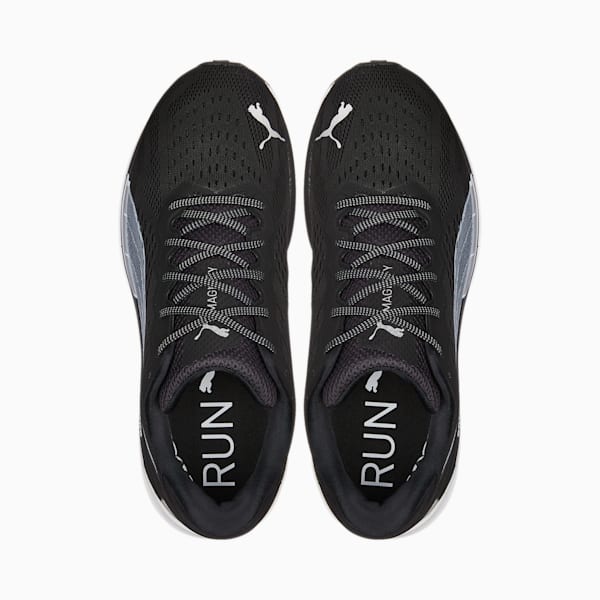 Magnify NITRO Surge Running Shoes Men, Puma Black-Metallic Silver