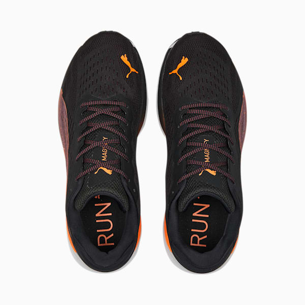 Magnify NITRO™ Surge Men's Running Shoes, PUMA Black-Ultra Orange, extralarge