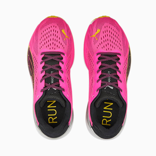 Magnify NITRO Surge Running Shoes Women, Ravish-PUMA Black-Fresh Pear, extralarge-GBR