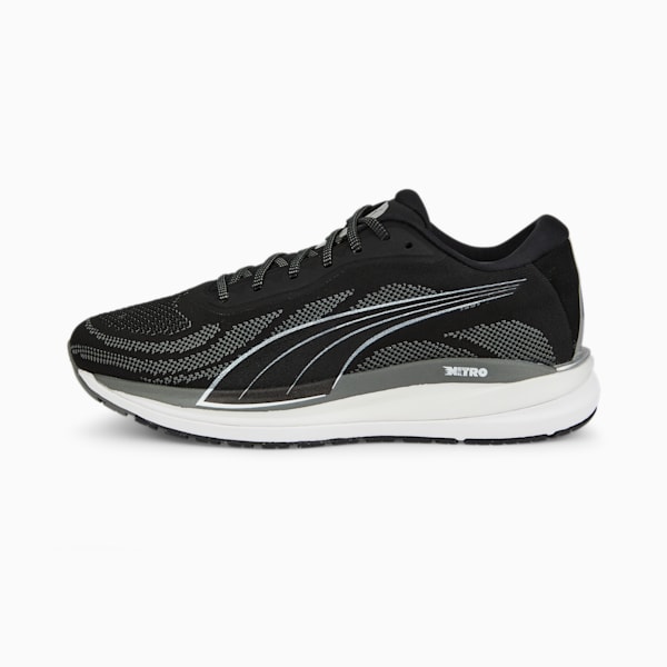 Magnify NITRO™ Knit Men's Running Shoes, Puma Black-CASTLEROCK-Puma White, extralarge-AUS
