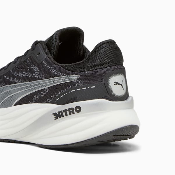 Magnify NITRO 2 Men's Running Shoes, PUMA Black-PUMA White-PUMA Silver, extralarge-IND