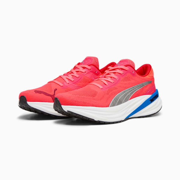 Magnify NITRO 2 Men's Running Shoes, Fire Orchid-Ultra Blue, extralarge-IND