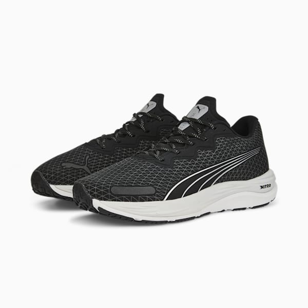 Velocity NITRO™ 2 WTR Men's Running Shoes, Puma Black-Nimbus Cloud, extralarge-IND