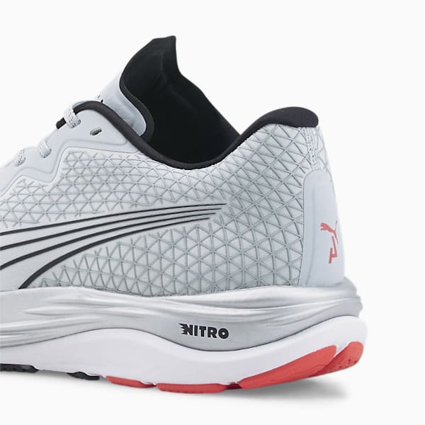 Velocity NITRO 2 WTR Running Shoes Men, Platinum Gray-PUMA Black
