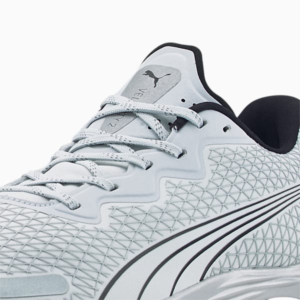 Velocity NITRO 2 WTR Running Shoes Men, Platinum Gray-PUMA Black