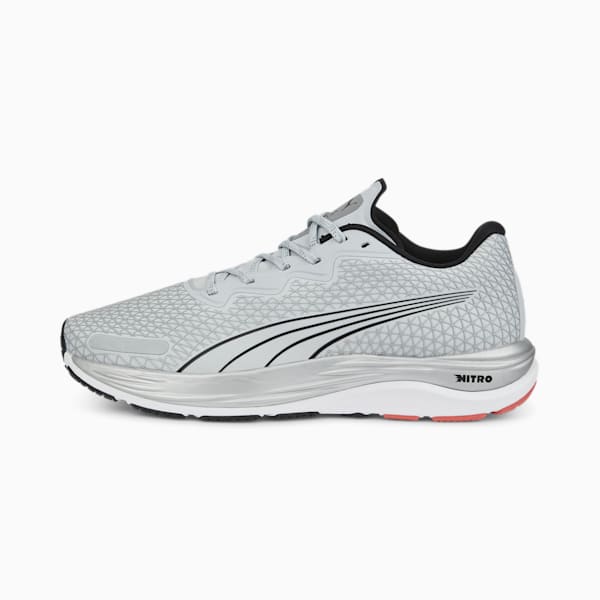 Velocity NITRO™ 2 WTR Men's Running Shoes, Platinum Gray-PUMA Black, extralarge-IND