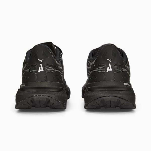 Voyage NITRO 2 Men's Trail Running Shoes, Puma Black-Metallic Silver, extralarge-IND