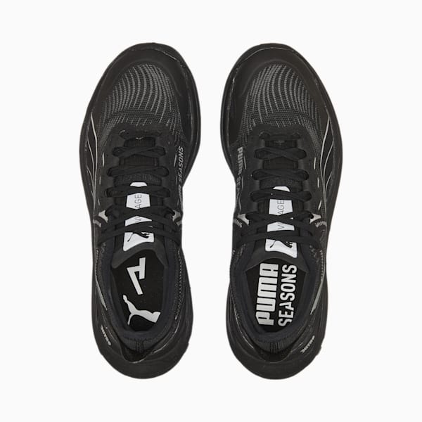 Voyage NITRO™ 2 Men's Trail Running Shoes, Puma Black-Metallic Silver, extralarge-AUS