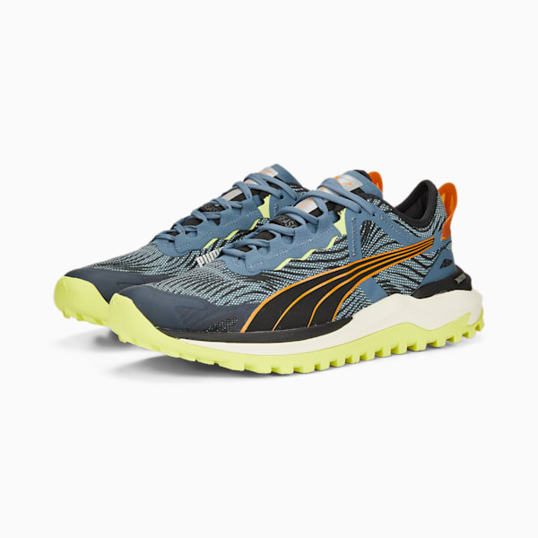 Voyage NITRO™ 2 Men's Trail Running Shoes, Blue Wash-Orange Brick-Puma Black, extralarge-IND