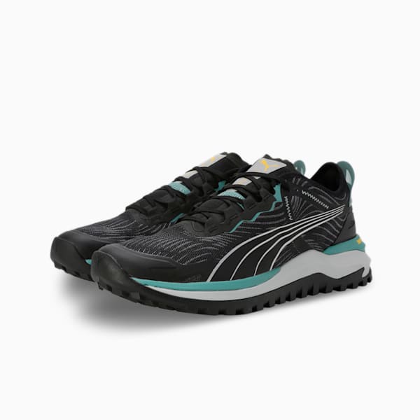 Voyage NITRO™ 2 Men's Trail Running Shoes, PUMA Black-Adriatic-PUMA Silver, extralarge-IND