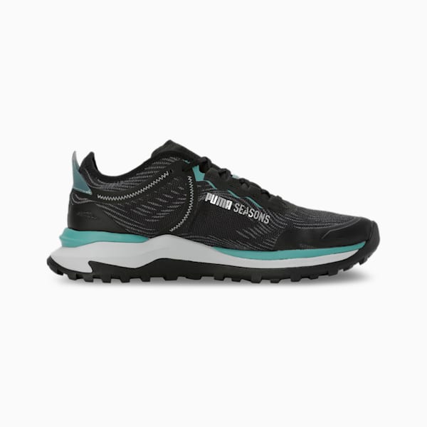 Voyage NITRO™ 2 Men's Trail Running Shoes, PUMA Black-Adriatic-PUMA Silver, extralarge-IND