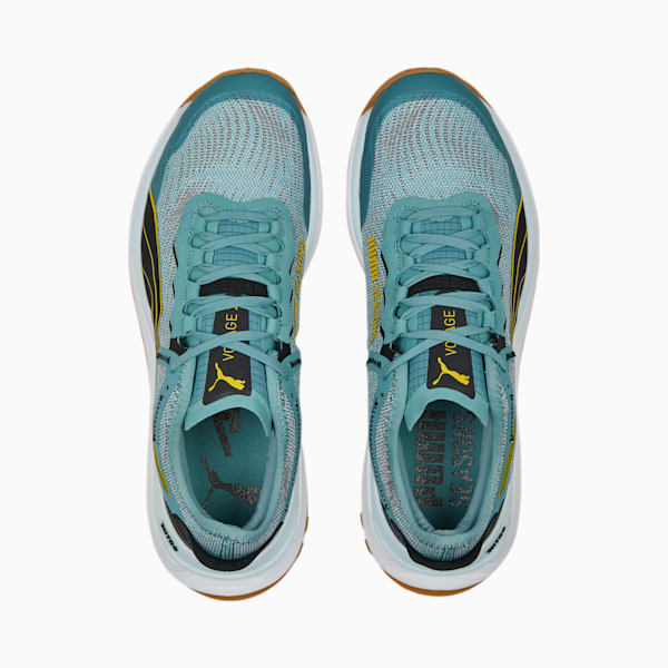 Voyage NITRO 2 Men's Trail Running Shoes, Adriatic-PUMA Black-Fresh Pear, extralarge-IND