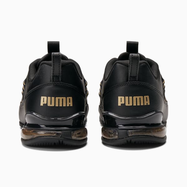 Riaze Prowl Metal Women's Running Shoes, Puma Black-Puma Team Gold