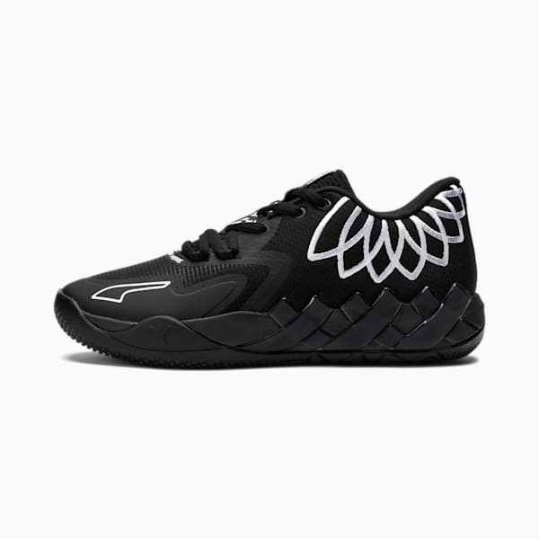 PUMA x LAMELO BALL MB.01 Lo Men's Basketball Shoes, PUMA Black-PUMA Black, extralarge