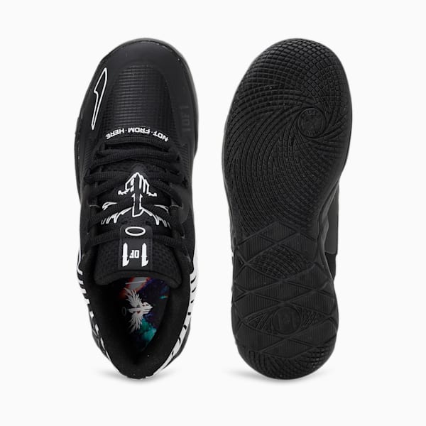 MB.01 Lo Unisex Basketball Shoes, PUMA Black-PUMA Black, extralarge-IND