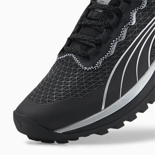 Voyage NITRO 2 GORE-TEX® Men's Running Shoes, Puma Black-Metallic Silver, extralarge-IND
