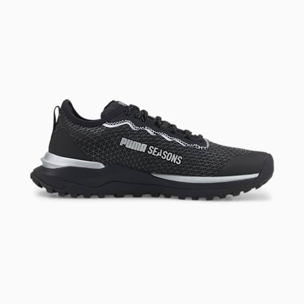 Voyage NITRO™ 2 GORE-TEX® Men's Trail Running Shoes, Puma Black-Metallic Silver, extralarge-IND