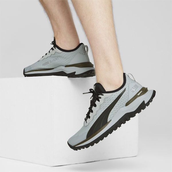Voyage NITRO™ 2 GORE-TEX® Men's Trail Running Shoes, Platinum Gray-Puma Black-Deep Olive, extralarge-IND
